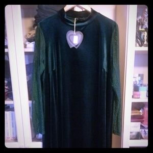 Club L velvet swing dress